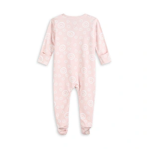 Printing Zipper Newborn Jumpsuit